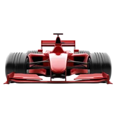 Isolated Red Formula One Race Car Front © Andrei