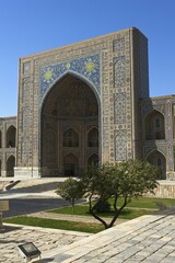 Tilya-Kori Madrasah, Registan, Samarkand, Uzbekistan, Asia