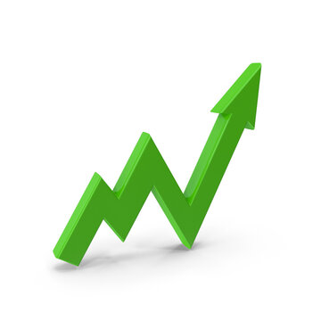 Green upward arrow