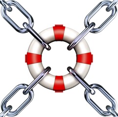 high resolution 3D rendering of a protection concept