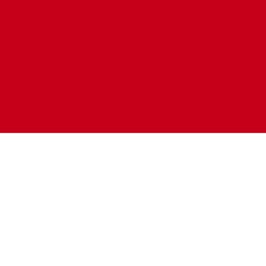Fototapeta premium Official national flag of Indonesia