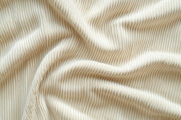 Flawless Image of Beige Corduroy Fabric Textured Background