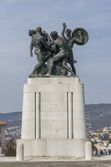 Memorial, World War I, group of sculptures by Attilio Selva, built in 1935 under Mussolini, fascist...
