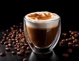 a delicious cup of cappuccino