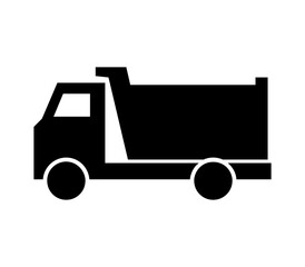 Truck icon illustrated in vector on white background