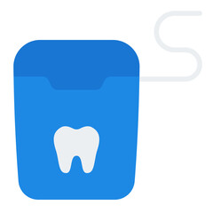 Dental Floss flat icon