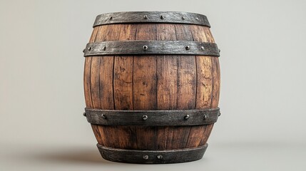 Obraz premium Wooden Wine Barrel