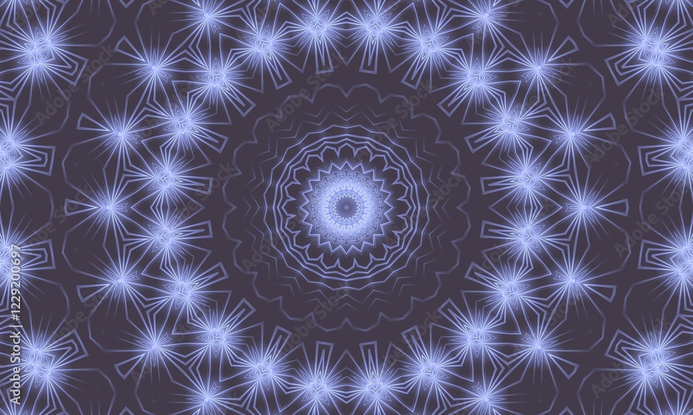 Poster background with abstract luminous pattern