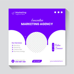 Business social media post design