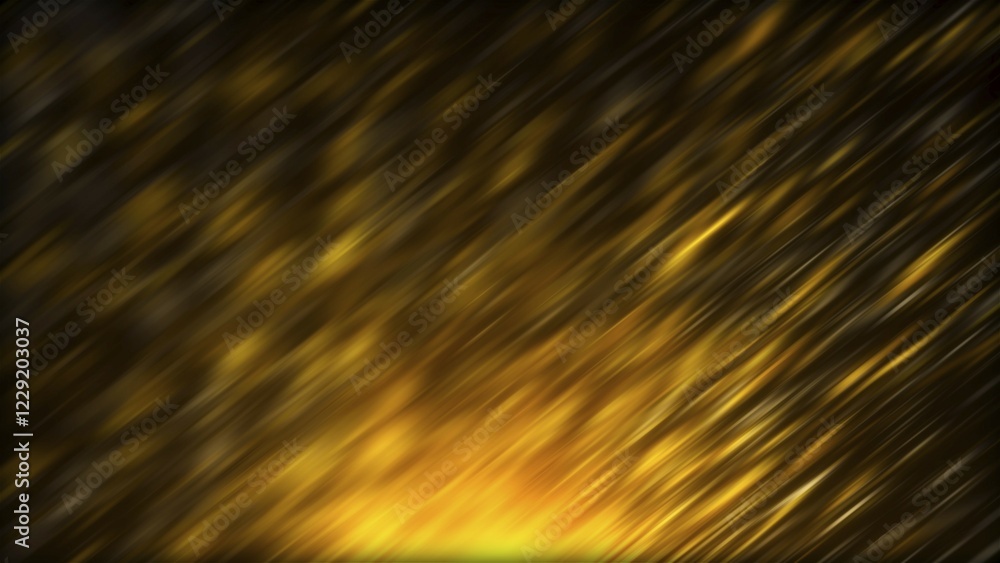 Poster abstract glitter background with bokeh effect and bright shiny particles, 3d rendering backdrop