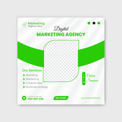 Business social media post design