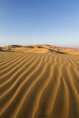 Sand dunes, Rub' al Khali or Empty Quarter, United Arab Emirates, Asia