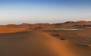 Sand dunes, Sossusvlei, Namib Desert, Namibia, Africa