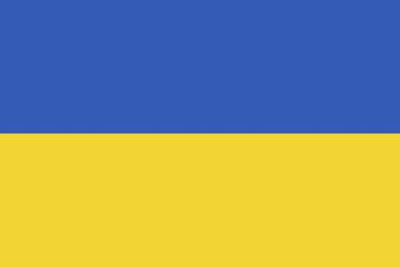 Flag of Ukraine, Vector illustration