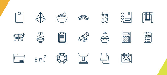 outline education icons set. editable linear 1642647123515100-79.eps,,,,
