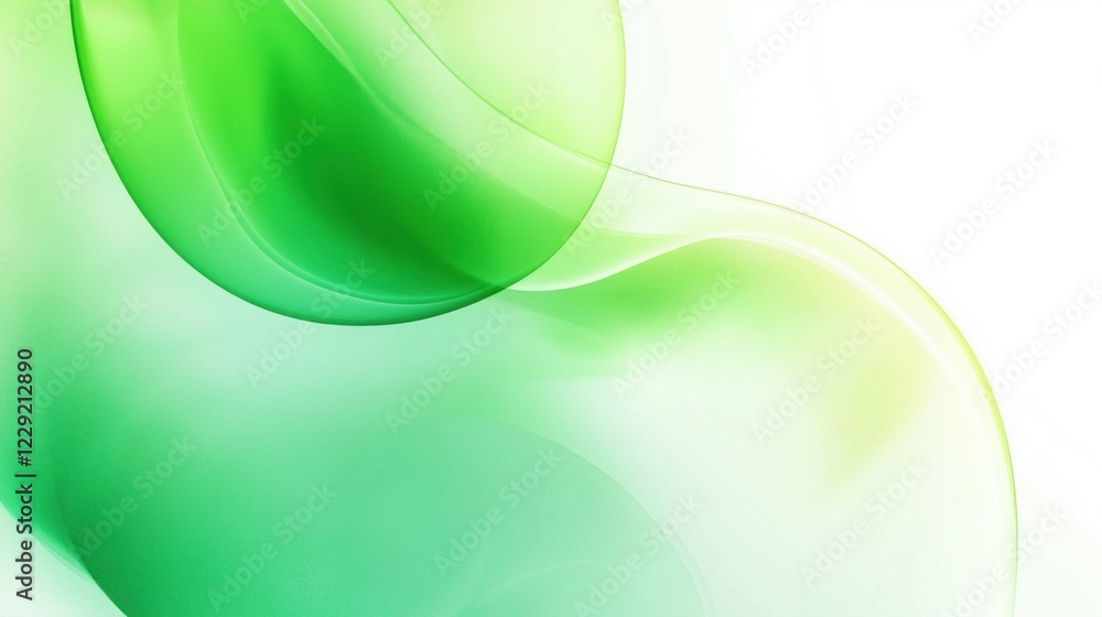 Poster abstract green and white background creating stunning visual effect