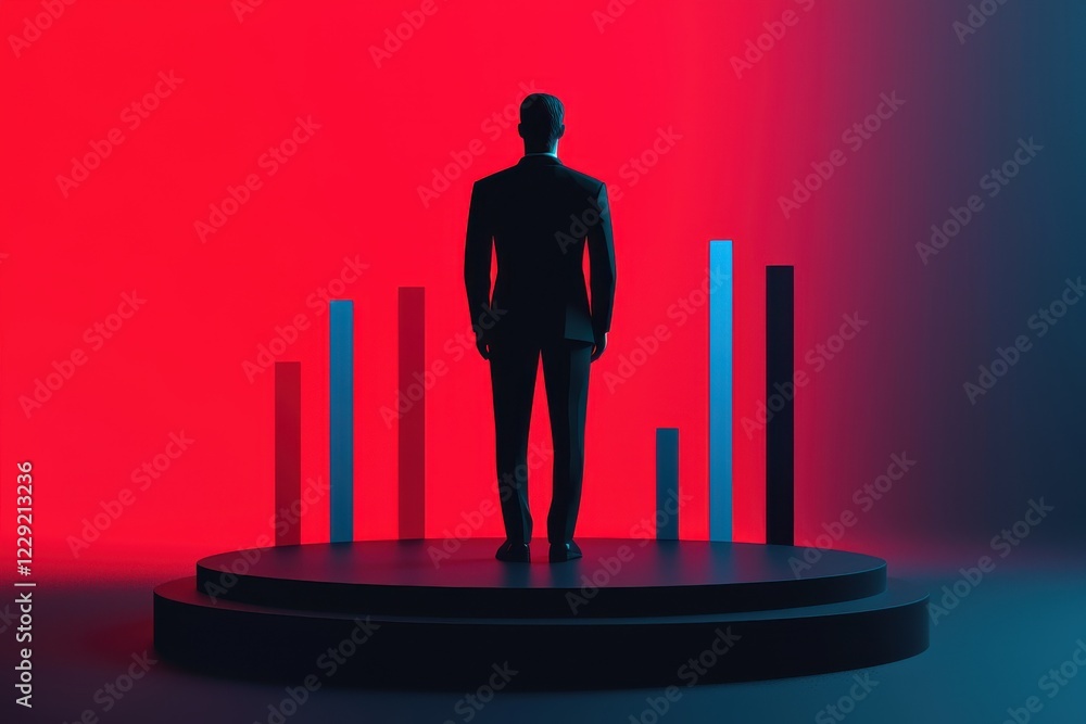Aufkleber business growth analysis corporate presentation digital environment abstract viewpoint data visualiz