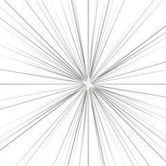 Obraz premium Digitally rendered Light effect rays flash radiance of star or sun white glow shine explosion isolated on white