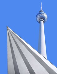 Obraz premium picture of the TV tower in berlin, germany