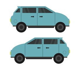 Car icon illustrated in vector on white background