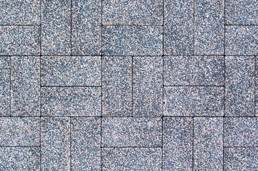 pink black stone tile top view