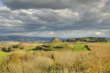 A view into the hegau landscape - Baden Wuerttemberg, Germany, Europe., Europe