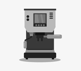 Coffee maker icon illustrated in vector on white background
