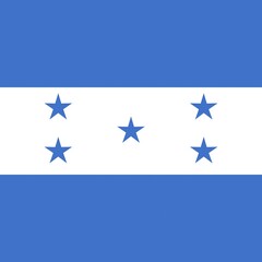 Official national flag of Honduras