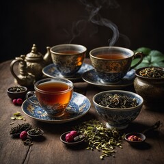 Write about the seasonal appeal of different types of tea.