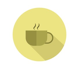 Coffee icon illustrated in vector on white background