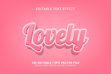 Lovely Editable Text Effect Design