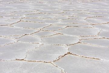 Crystalline structures, Salar de Uyuni, Altiplano, 3670 m above sea level, Bolivia, South America