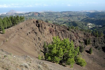 Crater Pinos de Gáldar, Gran Canaria, Canary Islands, Spain, Europe