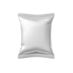 silver plastic packaging bag tightly sealed to protect contents from moisture and air, featuring a reflective surface that enhances product, high quality png isolated on transparent background 