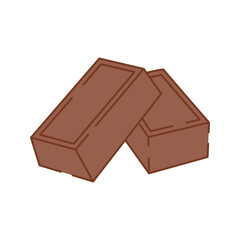 Tooling Chocolate Bar Icon Illustration