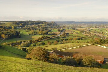 A view into the hegau landscape - Baden-Wuerttemberg, Germany, Europe., Europe