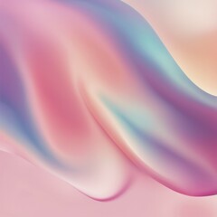 Flowing abstract image with pastel gradients, highlighting pink, blue, and purple shades, AI generated