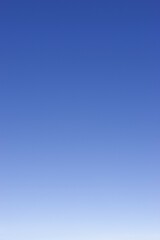 Empty blue sky