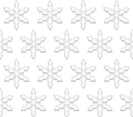 Snowflakes, patterns, background, illustration, full frame