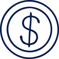 dollar sign icon