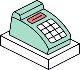 illustration of a calculator