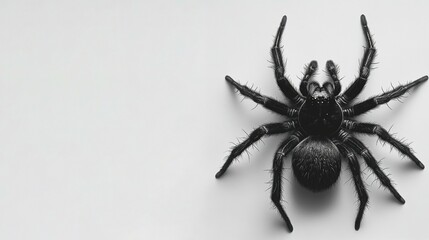 Obraz premium Spider on a White Background 