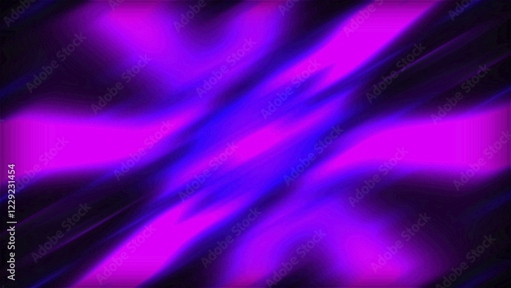 Fototapete Abstract glitter background with bokeh effect and bright shiny particles, 3d rendering backdrop