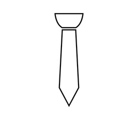 Tie icon illustrated in vector on white background