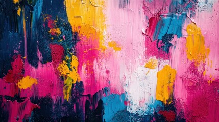 Vibrant abstract creation studio digital colorful environment close-up expressionism