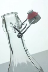 Open bottle neck, swingtop bottle