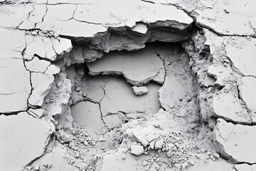 Fototapeta premium Cracked Dry Earth Texture for Environmental and Design Concepts
