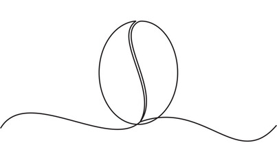 Obraz premium line art of a cup of coffee