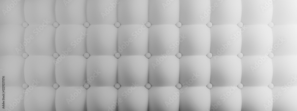 Fototapete 3d rendering. abstract modern vertical white background, using as header with space for text
