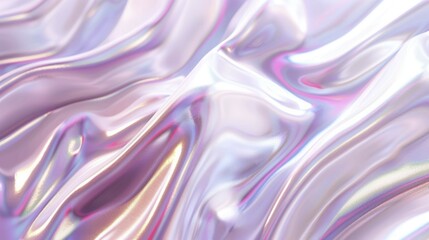 Fototapeta premium Soft-colored pink glossy marble texture in a smooth fluid abstract style, ai generated, AI generated